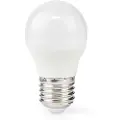 Nedis Frostet LED-pære varm hvit E27, G45, 4,9W, 470lm, 2700K