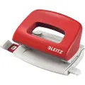 Leitz 5058 - Hullstanser - 10 ark / 1 mm - plast, metall - rød