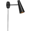 Markslöjd MarkslöjdVegglampe PEAK 1LSvartVegglamperFra Homeroom