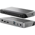 Alogic DX2 - Dokkingstasjon - USB-C - 2 x DP - GigE - 100 watt