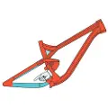 RideWrap Chainstay Armor Rammesikringsklistremerker