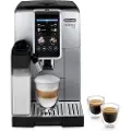 De'Longhi Dinamica Plus ECAM380.85.SB - Automatisk kaffemaskin med melkeskummer - 15 bar - sølv/svart
