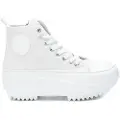 Refresh for woman. 17084607-BLANCO Trainers 170846 ice white -Platform height 5cm (41), Fabric, 3 to 5 cm, Zip, Casual