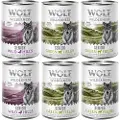 Wolf of Wilderness Senior - 6 / 12 / 24 x 400 g - Blandet pakke (Lam, Kylling/And, Kalv) 6 x 400 g