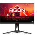 AOC AGON AG325QZN - AG5 Series - LED-skjerm - gaming - 31.5 - 2560 x 1440 QHD @ 240 Hz - VA - 400 cd/m² - 4000:1 - DisplayHDR 400 - 1 ms - 2xHDMI, 2xDisplayPort - svart
