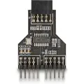 DeLOCK USB 2.0 Hub 9-pinners overskrift til 2 x 9-pinners kontakt