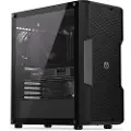 Endorfy Regnum 400 Air - PC-etui - ATX - sidepanel med vindu (herdet glass) - ingen strømforsyning (ATX) - svart - USB/lyd