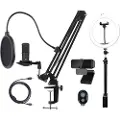 Deltaco Gaming Streaming Kit med mikrofon og webkamera