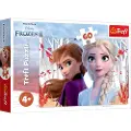 Trefl Puzzle - Frozen - The enchanted world of Anna and Elsa (60 pieces) Gulv