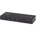 Aten US3344I - USB-periferdelesvitsj - 4 x USB 3.2 Gen 1 - stasjonær, rackmonterbar