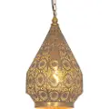 QAZQA Orientalt pendellampe gull 26 cm - Mowgli