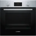 Bosch Serie | 2 HBF113BR1S - Ovn - innebygd - fordypning - bredde: 56 cm - dybde: 55 cm - høyde: 57.5 cm - Klasse A - rustfritt stål
