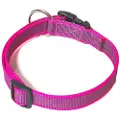 Julius-K9 K9 C&G Halsbånd, pink/grå, 20mm/27-42cm