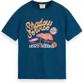 Scotch & Soda Front Artwork Kortarmet T-skjorte