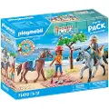 Playmobil Hesteryttertur Til Stranden Med Amelia Og Ben Konstruksjonsspill
