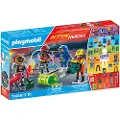 Playmobil Mitt Byggespill Med Brannmannfigurer