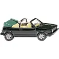 Wiking 0046 05 H0 Personbil model Volkswagen Golf i Cabrio, mørkegrøn