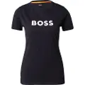 Hugo Boss for woman. 50501139 Elogo T-shirt black (XS), Casual, Cotton, Short sleeve