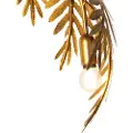 QAZQA Vintage gulvlampe gull 193 cm 3-lys - Botanica