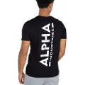 Alpha industries Backprint Kortarmet T-skjorte