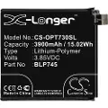 24hShop Batteri for SmartPhone, mobil for $ 0000041t 7T Pro, 7T Pro 5G, HD1910 HD1911 HD1913 og andre.