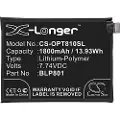24hShop Batteri for SmartPhone, Mobil for Oneplus 8T+ 5G, KB2003