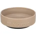 Trixie BE NORDIC bowl, ceramic/rubber, 0.5 l/ø 16 cm, taupe