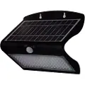 V-TAC 8279 VT-767-7-B Solcellevægspot med bevægelsessensor LED (RGB) 8 W Sort