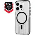 Tech21 Deksel Evo Crystal Kick MagSafe iPhone 15 Pro Transparent