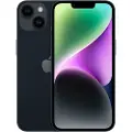Apple iPhone 14 - 5G smartphone - dobbelt-SIM / Internminne 128 GB - OLED-display - 6.1 - 2532 x 1170 piksler - 2x bakkameraer 12 MP, 12 MP - front camera 12 MP - midnatt