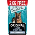 Burns 2 kg gratis! 14 kg Burns tørrfôr - Adult & Senior Original - Lam og brun ris