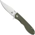 Tops knives MSF Linerlock foldekniv, grønn