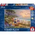 Schmidt Puzzle - Thomas Kinkade: Disney - Donald & Daisy A Duck Day Afternoon (1000 pieces) Gulv