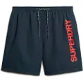 Superdry for man. M3010236A Graphic 17 swimsuit blue (L), Beachwear, Recycled Polister, Sustainable, Navy