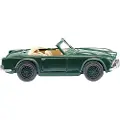 Wiking 081506 H0 Personbil model Triumph TR4 - moosgrøn
