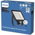 Signify ProjectLine - Flomlys - LED - 50 W - naturlig hvitt lys - 4000 K - flat - svart, blank