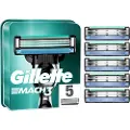 Gillette Mach3 barberblad, 5-pakning