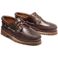 Timberland for man. TB0300032141 Nautical Authentics 3 Eye Classic Lug brown (43), Leather, Flat, Laces, Casual