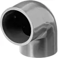 Fiap 2445, Polyvinylklorid (PVC), Buet festestykke til avløpsrør, Grå, 90°, 9 cm