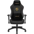 Anda Seat Phantom 3, PC-gamingstol, 90 kg, Polstret sete, Polstret ryggstøtte, 180 cm, Sort