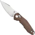 GiantMouse ACE Nazca Natural Canvas Micarta foldekniv