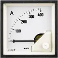 Lumel MA19 200A/60mV MA19 200A/60mV Panel meter 96 x 96 mm 200 A/DC (60 mV) Drejespole