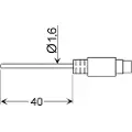 Greisinger GLF 401 MIN luftsensor -25 til 70 °C Sensor type Pt100
