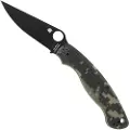 Spyderco Military 2, Camo G-10, Black Blade