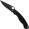 Spyderco Military 2, Black G-10, Black Blade