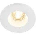 QAZQA Innfelt spotlight hvit 13 cm rund - Gypsy Stucco