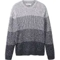 Tom Tailor 1040031 Rib Structured Gradient Knit Genser