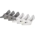 Puma Footies Socks Unisex (6-pack), Clothing, White/Grey, 43-46