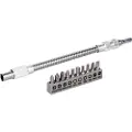 Bosch Fleksibel forlengelse, skrutrekkerbits metall, sett 11 stk.