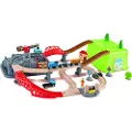 Hape Jernbanebyggeklossesett 80x50x14 Cm